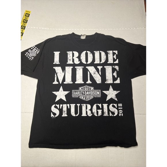 Harley-Davidson Other - Harley Davidson T Shirt Men's XL 78th Annual Sturgis 2018 Bold Print Two Sides